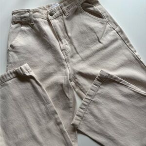 high waisted wide leg pants utility style pants